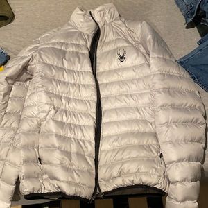 Men’s large grey spyder puffer